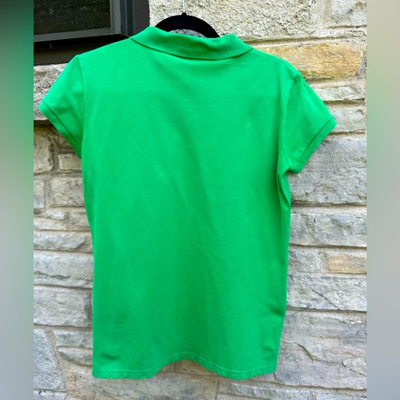 GUC - Green Lacoste Polo Shirt - Size Women’s M - Picture 2 of 8